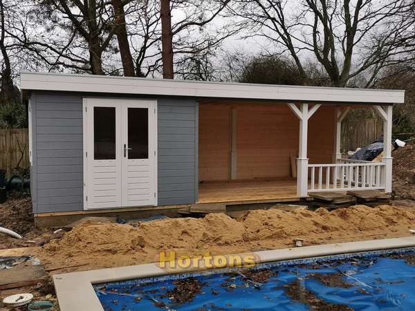 7.8m x 3.6m Lugarde Prima Garden Room with veranda